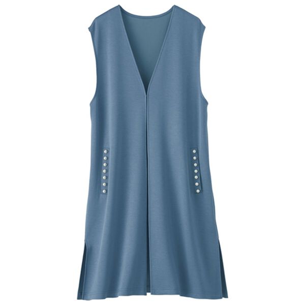 BELLUNA（ベルーナ）の「パールビーズ使いロングジレ（ジレ）」｜詳細画像