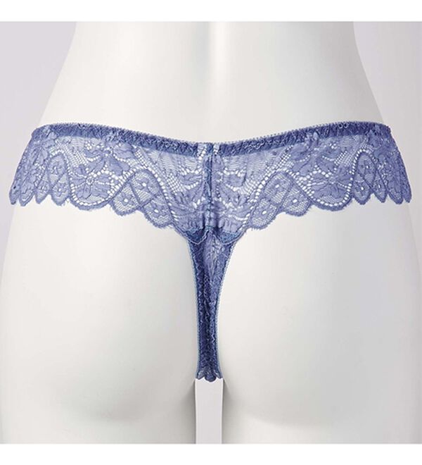 YU'NOW（ユナウ）の「【３点セット】ヌーディーレースブラ＆ショーツ＆Ｔバック（ブラジャー＆ショーツセット）」｜詳細画像