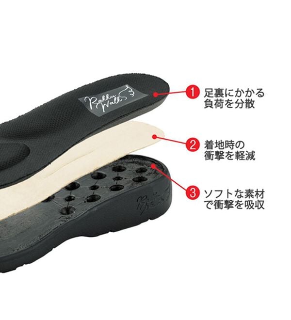 ルフラン（ルフラン）の「ラックウォーク　４Ｅ牛革ウィングチップスリッポン（スリッポン）」｜詳細画像