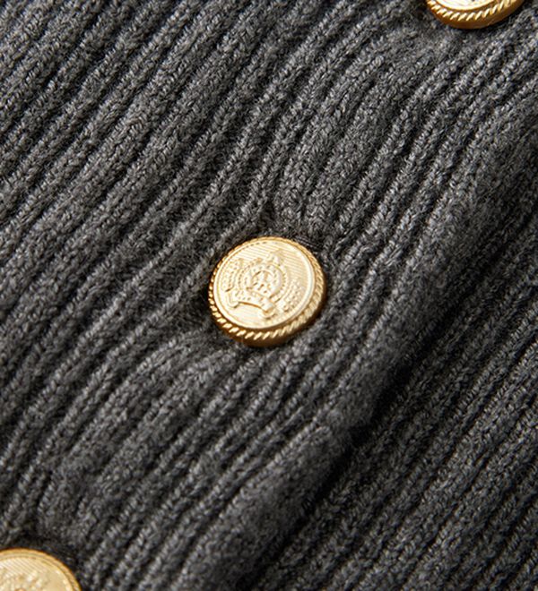 RANAN（ラナン）の「ポロカラーリブニットワンピース（ロングワンピース）」｜詳細画像