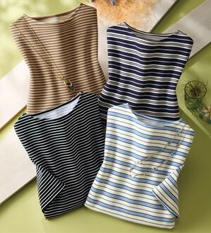 ルフラン（ルフラン）の「【４色組】毎日の主役。さざ波プルオーバー（カットソー）」｜4色組