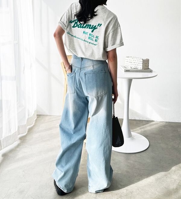 GeeRA（ジーラ）の「サガラ刺繍バックロゴＴシャツ（Tシャツ）」｜詳細画像