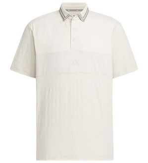 「＜ａｄｉｄａｓ＞ビヨンドザコースジャガードＢＯＳロゴ半袖シャツ（メンズポロシャツ）」｜アルミナ