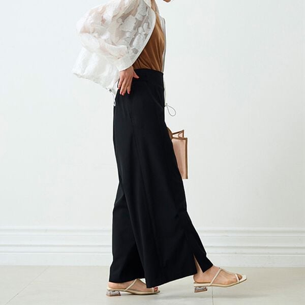 RANAN（ラナン）の「ロングスリットパンツ（フルレングスパンツ）」｜詳細画像