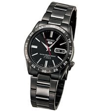 「＜セイコー５＞海外モデルオールブラックメカニカル（メンズ腕時計）」