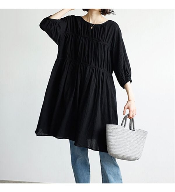 GeeRA（ジーラ）の「バックデザインティアードミニワンピース（その他ワンピース）」｜詳細画像