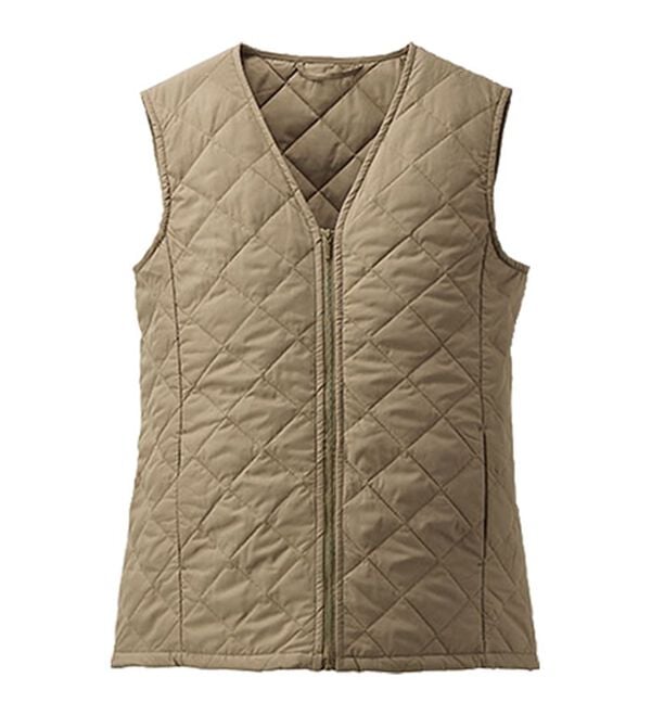 BELLUNA（ベルーナ）の「【マジ軽ウォーム】蓄熱保温キルトベスト（ポーチ付）（ベスト）」｜詳細画像