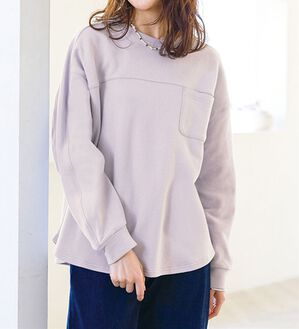 ルフラン（ルフラン）の「＜ｆｕ－ｕ＞綿１００％天然染めプルオーバー（カットソー）」｜詳細画像