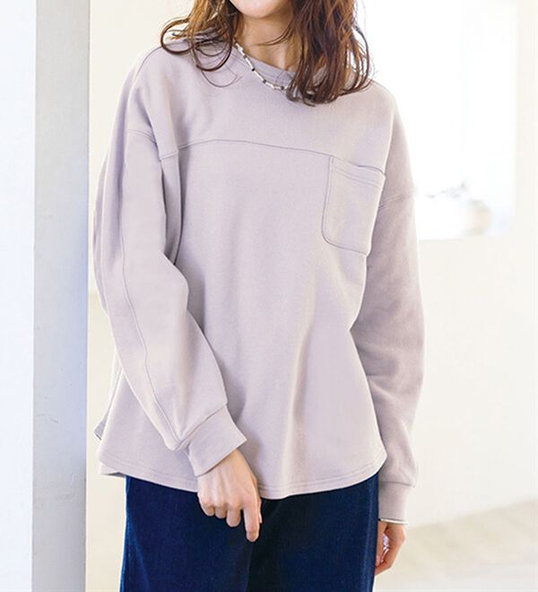 ルフラン（ルフラン）の「＜ｆｕ－ｕ＞綿１００％天然染めプルオーバー（カットソー）」｜詳細画像