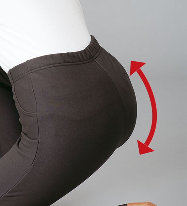 ルフラン（ルフラン）の「【４本組】日本製汚れもはじく。ハイテンションパンツ（フルレングスパンツ）」｜詳細画像