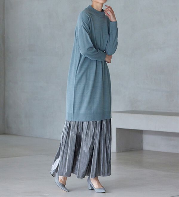 RANAN（ラナン）の「メタリックラウンドティアードスカート（ロングスカート）」｜詳細画像