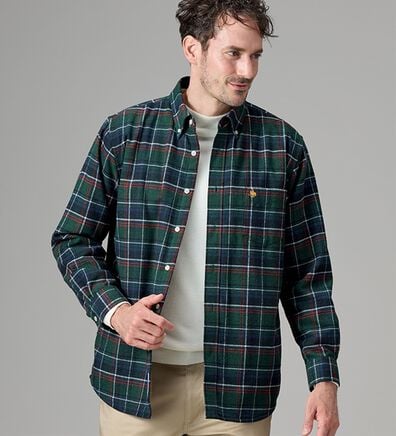 「＜ポロ・ビーシーエス＞裏ボアチェックシャツ（メンズシャツ）」