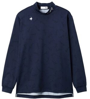 「シーズン柄モックネック長袖シャツ（メンズカットソー）」｜詳細画像