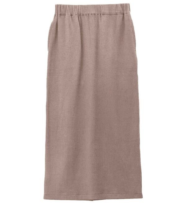 GeeRA（ジーラ）の「【着回し力◎】楽ちんすっきり見え！リブロングスカート（ロングスカート）」｜詳細画像