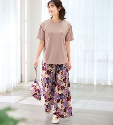 「＜ＨＡＮＡＥ　ＭＯＲＩ＞華やかリラックスウェア（パジャマ・ルームウェア）」