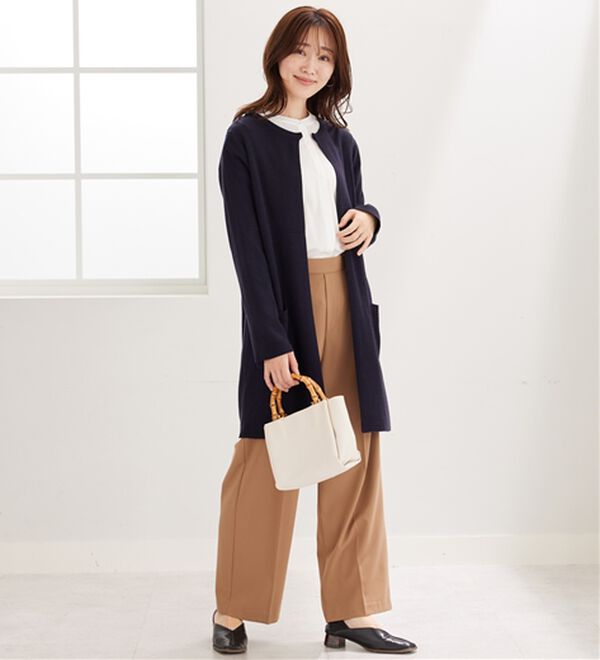 BELLUNA（ベルーナ）の「嬉しい機能付！ミラノリブカーディガン（ニットカーディガン）」｜詳細画像