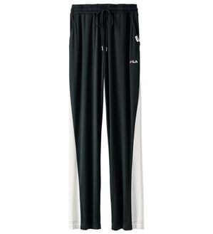 BELLUNA（ベルーナ）の「＜ＦＩＬＡ＞裾２ＷＡＹメッシュ切替ジャージパンツ（その他パンツ）」｜黒