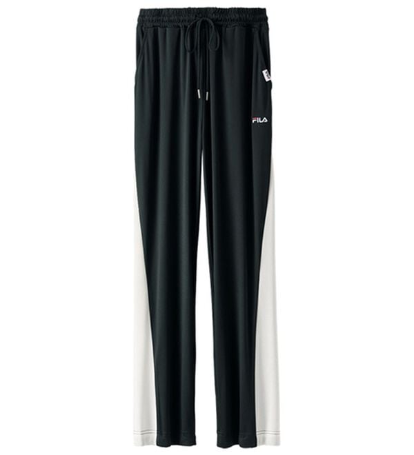 BELLUNA（ベルーナ）の「＜ＦＩＬＡ＞裾２ＷＡＹメッシュ切替ジャージパンツ（その他パンツ）」｜黒