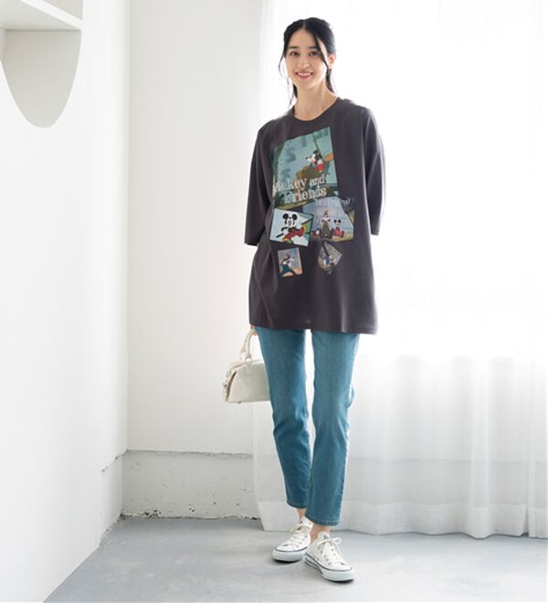 BELLUNA（ベルーナ）の「＜Ｄｉｓｎｅｙ＞ディズニー映画ＰＨＯＴＯ風Ｔシャツ（チュニック）」｜詳細画像