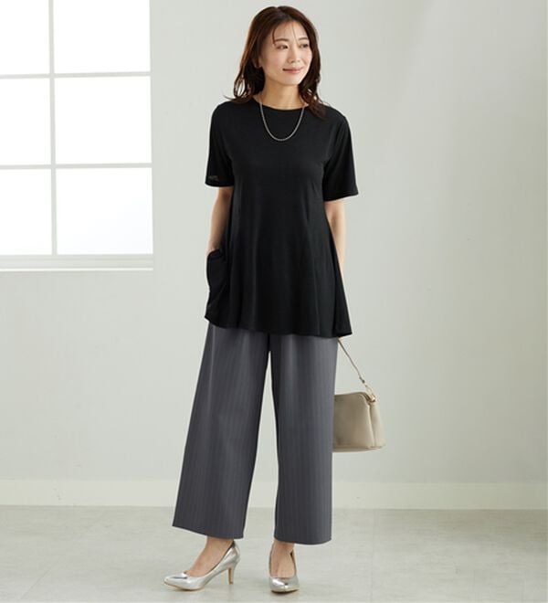 BELLUNA（ベルーナ）の「冷感フレアーシルエットチュニック（チュニック）」｜詳細画像