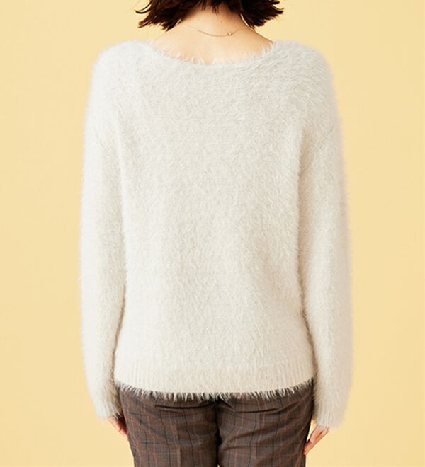 BELLUNA（ベルーナ）の「ふわふわシャギープルオーバー（ニット・セーター）」｜詳細画像