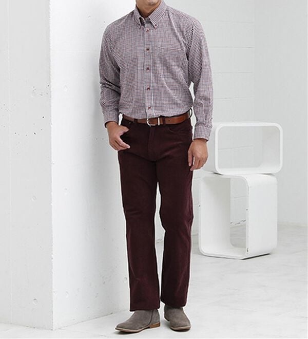 「＜バイロフト（Ｒ）＞カシミヤタッチネルシャツ（メンズシャツ）」｜詳細画像