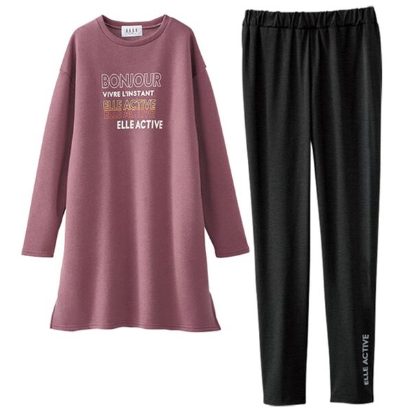 BELLUNA（ベルーナ）の「＜ＥＬＬＥ　Ａｃｔｉｖｅ＞あったかチュニックワンピセットアップ（セットアップ）」｜詳細画像