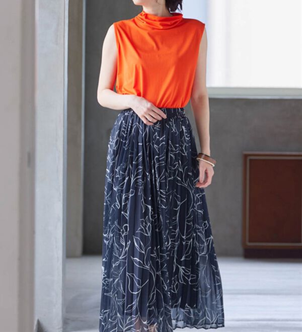 RANAN（ラナン）の「スリーブレスハイネックプルオーバー（カットソー）」｜詳細画像