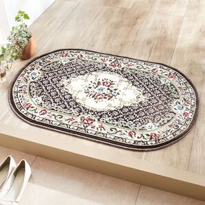 「抗菌防臭玄関マット「ローザンヌ」（玄関マット）」｜ブラウン