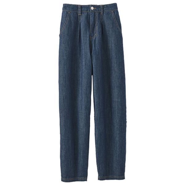 BELLUNA（ベルーナ）の「さらっと涼しげゆるテーパードデニムパンツ（フルレングスパンツ）」｜詳細画像