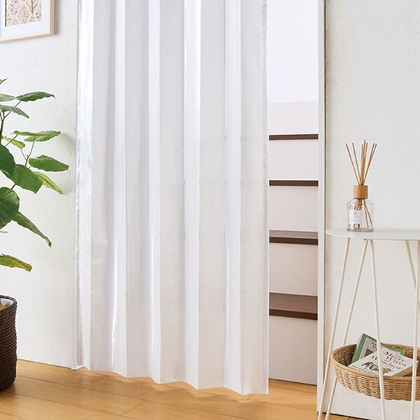 「エコファイン使用　断熱保温アコーディオンカーテン（レースカーテン）」｜詳細画像