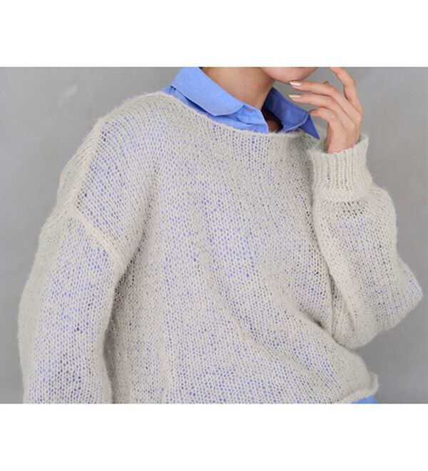 RANAN（ラナン）の「モヘアライクローゲージニット（ニット・セーター）」｜詳細画像