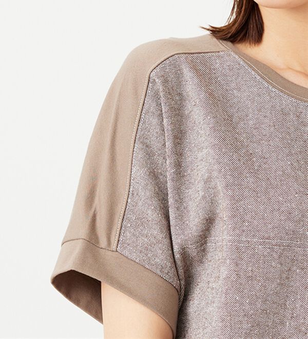 BELLUNA（ベルーナ）の「ステッチデザイン切替プルオーバー（カットソー）」｜詳細画像