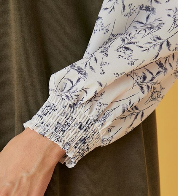 BELLUNA（ベルーナ）の「袖切替デザインハイネックワンピース（その他ワンピース）」｜詳細画像