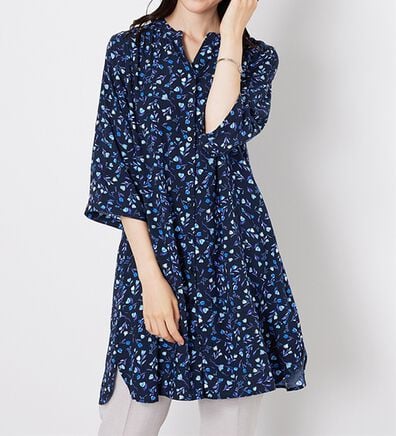 BELLUNA（ベルーナ）の「レーヨン素材袖フレアーワンピース（その他ワンピース）」