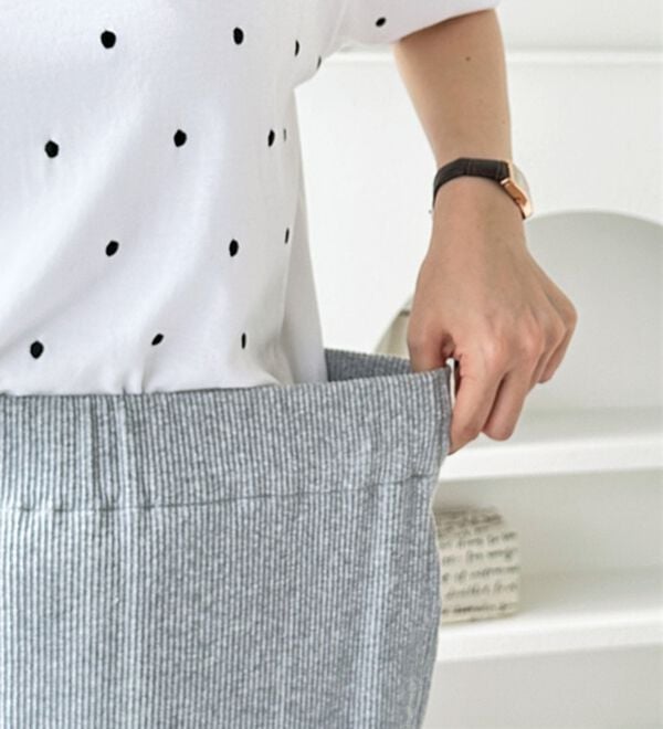 GeeRA（ジーラ）の「【着回し力◎】楽ちんすっきり見え！リブロングスカート（ロングスカート）」｜詳細画像