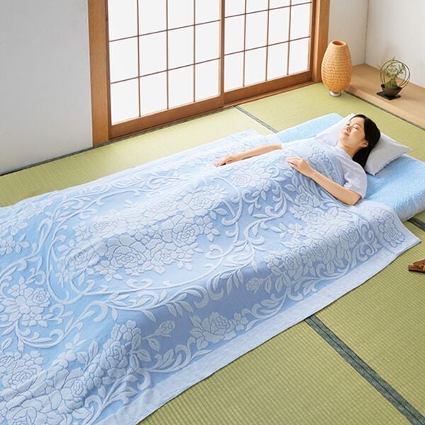 「今治産ワイド＆ロング厚手タオルケット（肌掛布団・タオルケット）」｜詳細画像