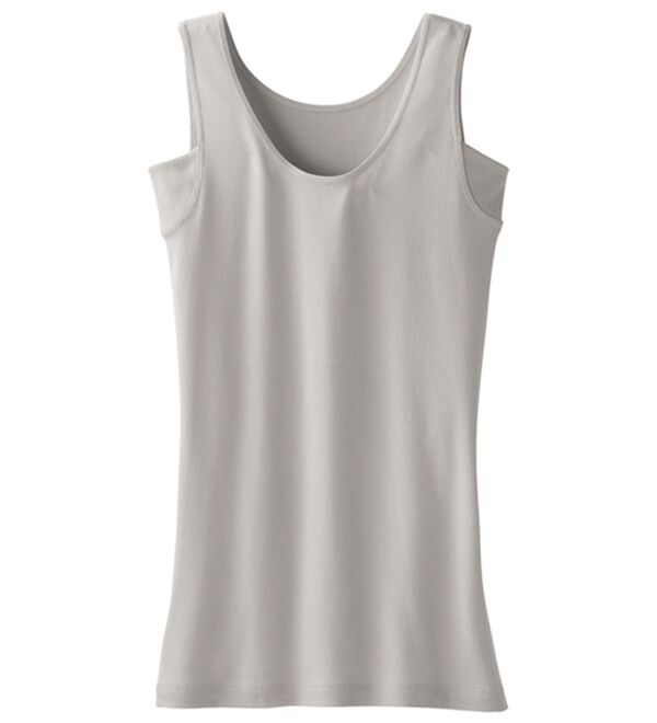 LAVIENNE（ラヴィエンヌ）の「＜さらりラボ＞サラッと涼しい綿混タンク（肌着・インナーウェア）」｜詳細画像