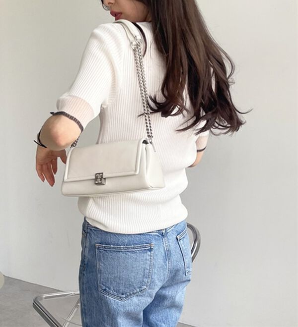 ドラマ着用商品』 袖口シアーリブニット - ベルーナ【公式】