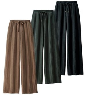 ルフラン（ルフラン）の「【３本組】洗練された佇まい。ジャカードパンツ（フルレングスパンツ）」｜3本組