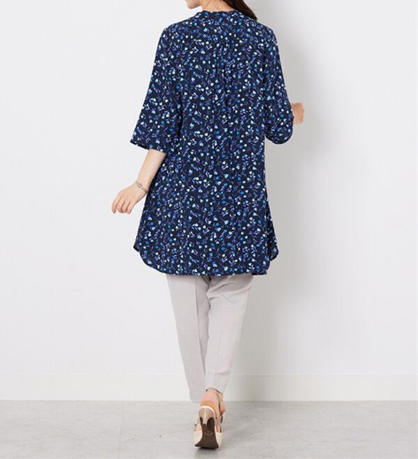 BELLUNA（ベルーナ）の「レーヨン素材袖フレアーワンピース（その他ワンピース）」｜詳細画像