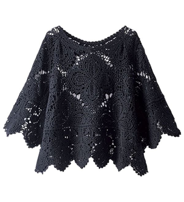 BELLUNA（ベルーナ）の「クロシェ編みプルオーバー（ニット・セーター）」｜詳細画像