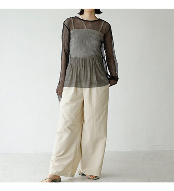 GeeRA（ジーラ）の「２ｗａｙメッシュカーディガン（ニットカーディガン）」｜詳細画像