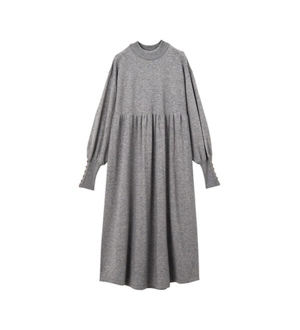 GeeRA（ジーラ）の「フィット＆フレアーニットワンピース（ニットワンピース）」｜詳細画像