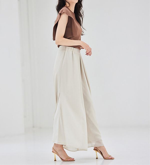 RANAN（ラナン）の「ひんやり！スクエアスリーブサマーニット（ニット・セーター）」｜詳細画像