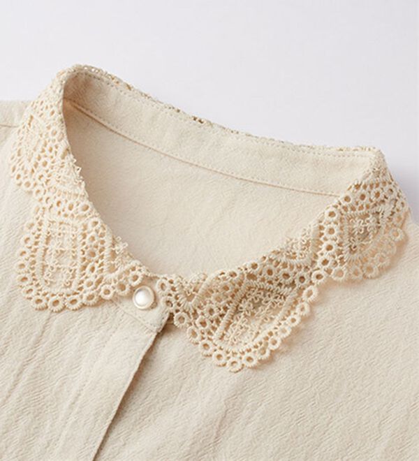 ルフラン（ルフラン）の「【２色組】レース衿ブラウス（ブラウス）」｜詳細画像