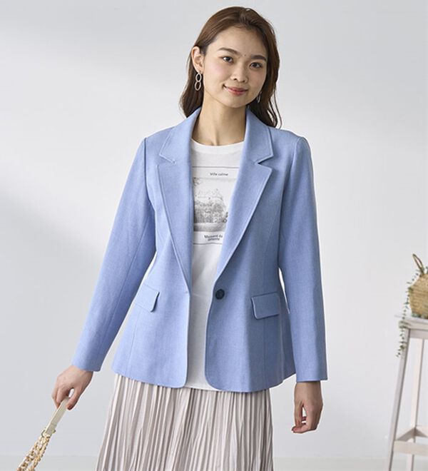 BELLUNA（ベルーナ）の「＜楽スタフィット＞シリーズ（ジャケット・パンツ・ベスト）（フルレングスパンツ）」｜詳細画像