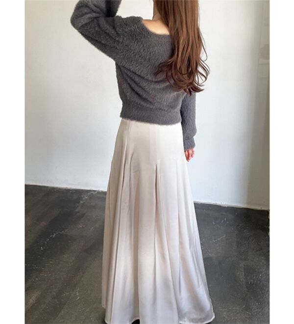 GeeRA（ジーラ）の「【YOUING.】オフショルフェザーヤーンニット（ニット・セーター）」｜詳細画像