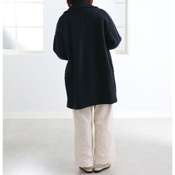 BELLUNA（ベルーナ）の「ウール調素材ピーコート（ロングコート）」｜詳細画像