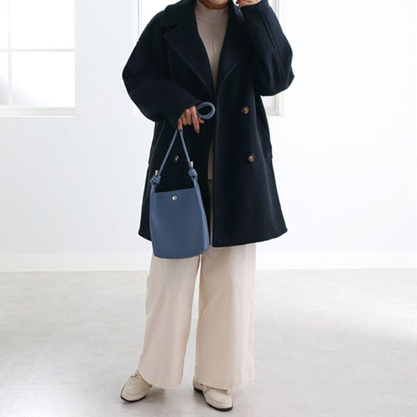 BELLUNA（ベルーナ）の「ウール調素材ピーコート（ロングコート）」｜詳細画像